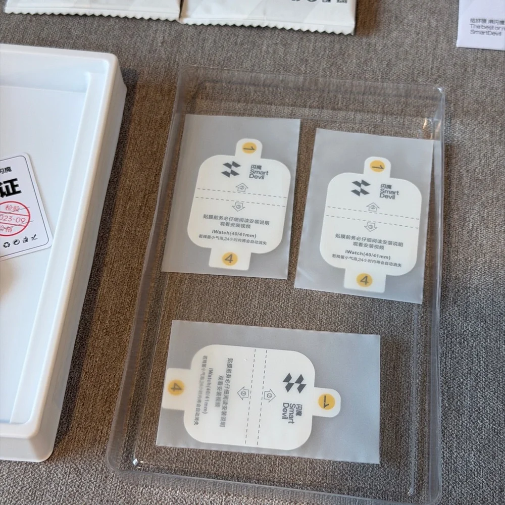 3 Pieces Invisible Screen Protector for Apple Watch 41mm (New)